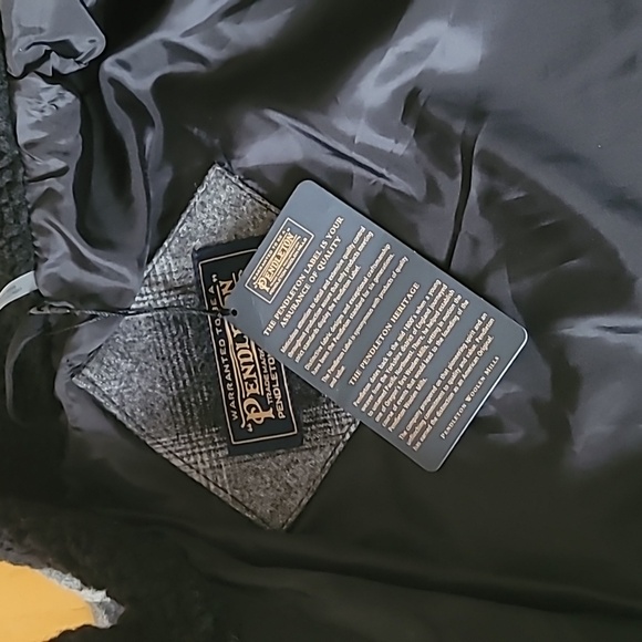 PENDLETON Livingston Faux Shearling Fleece Zip Jacket - Picture 10 of 10